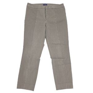 NYDJ Not Daughters Jeans 10 Brown Ankle Pants Lift Tuck Betty Ponte Stretch